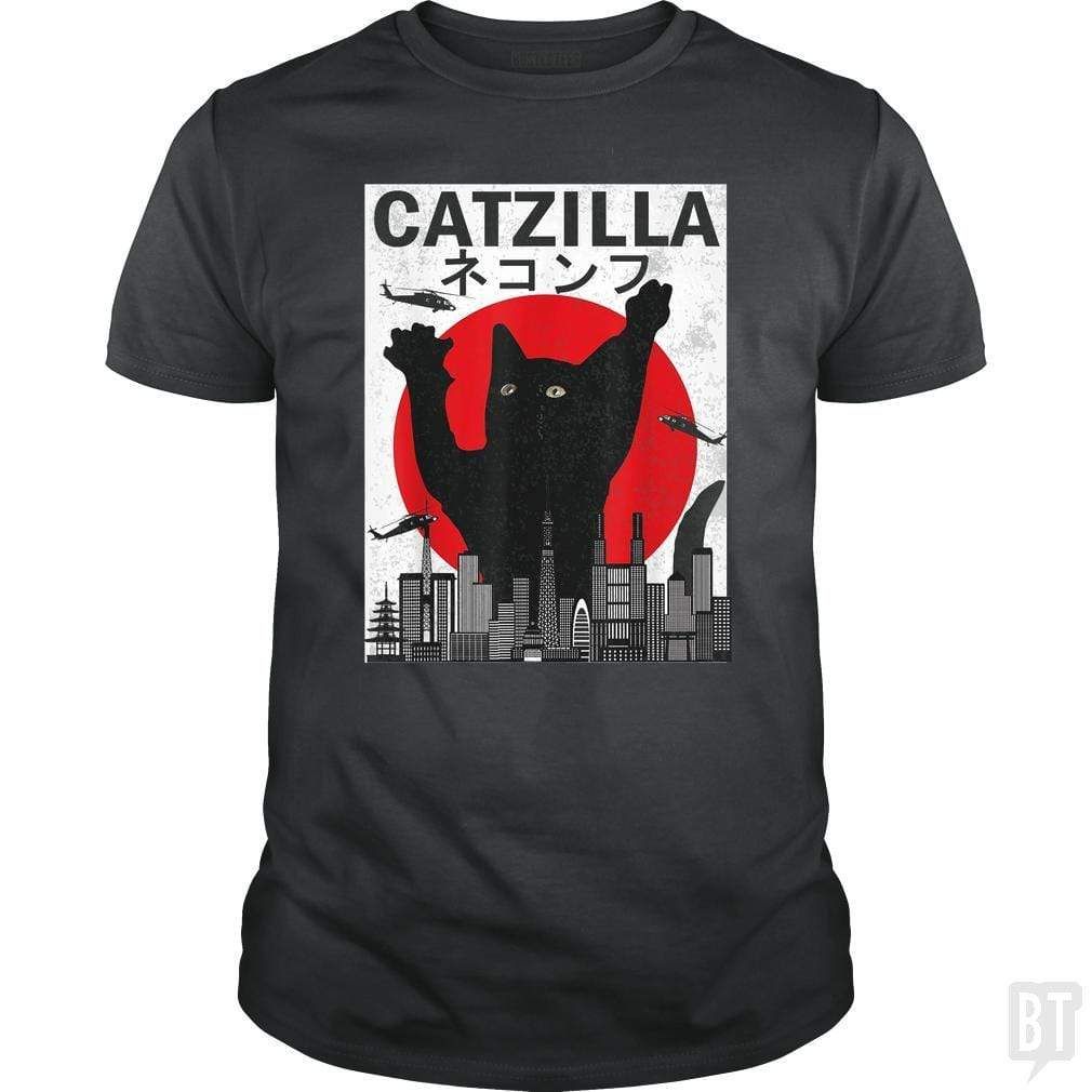 Catzilla Japanese Sunset - tshirt product image 3