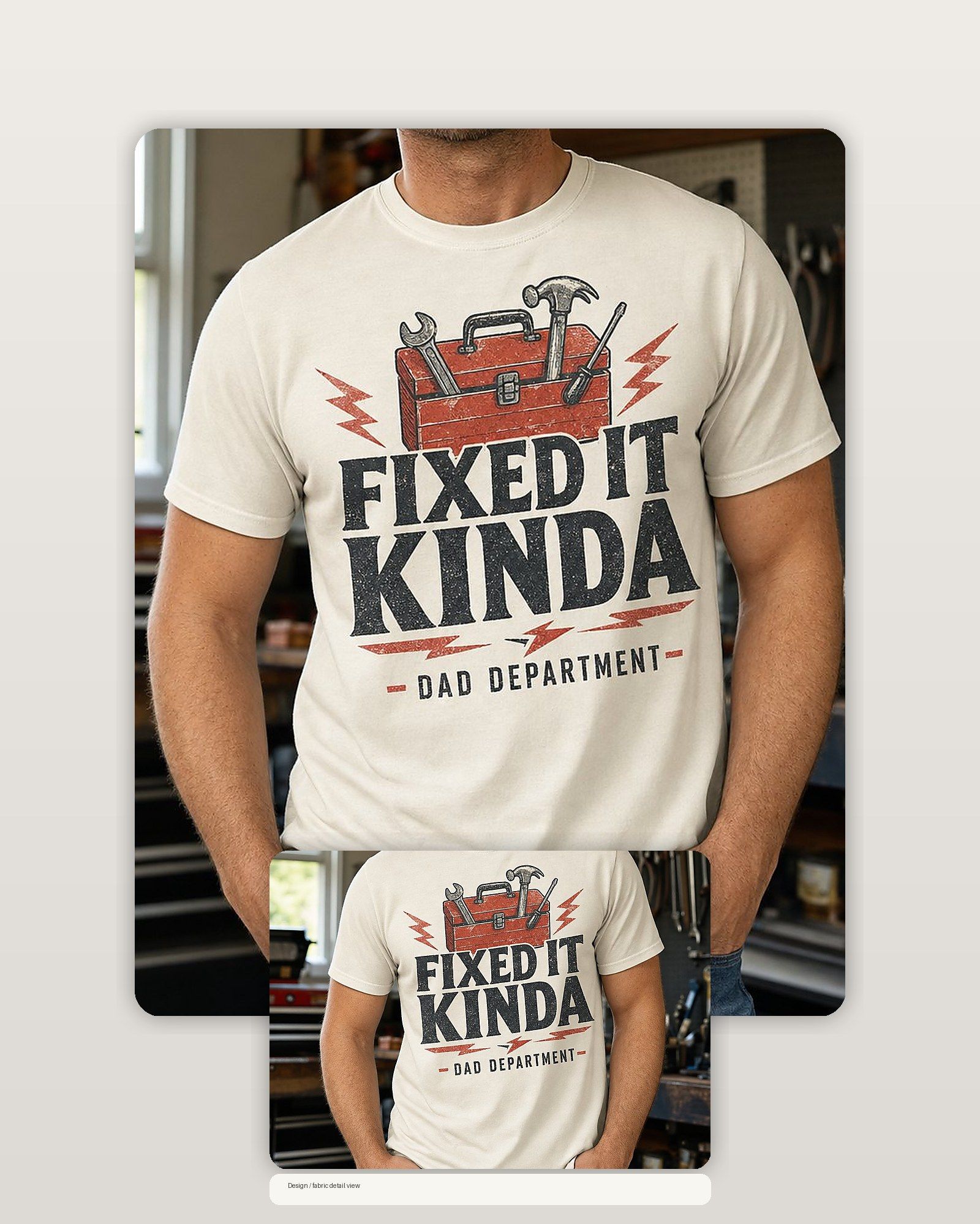 Fixed It Kinda Dad Department T-Shirt product image 2