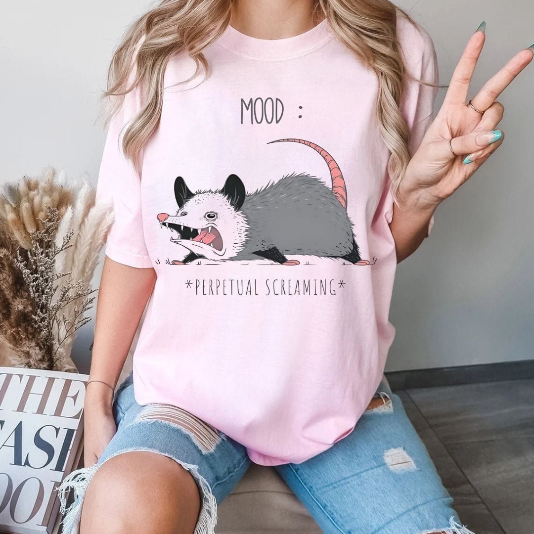 Mood Perpetual Screaming Possum T-Shirt product image 7