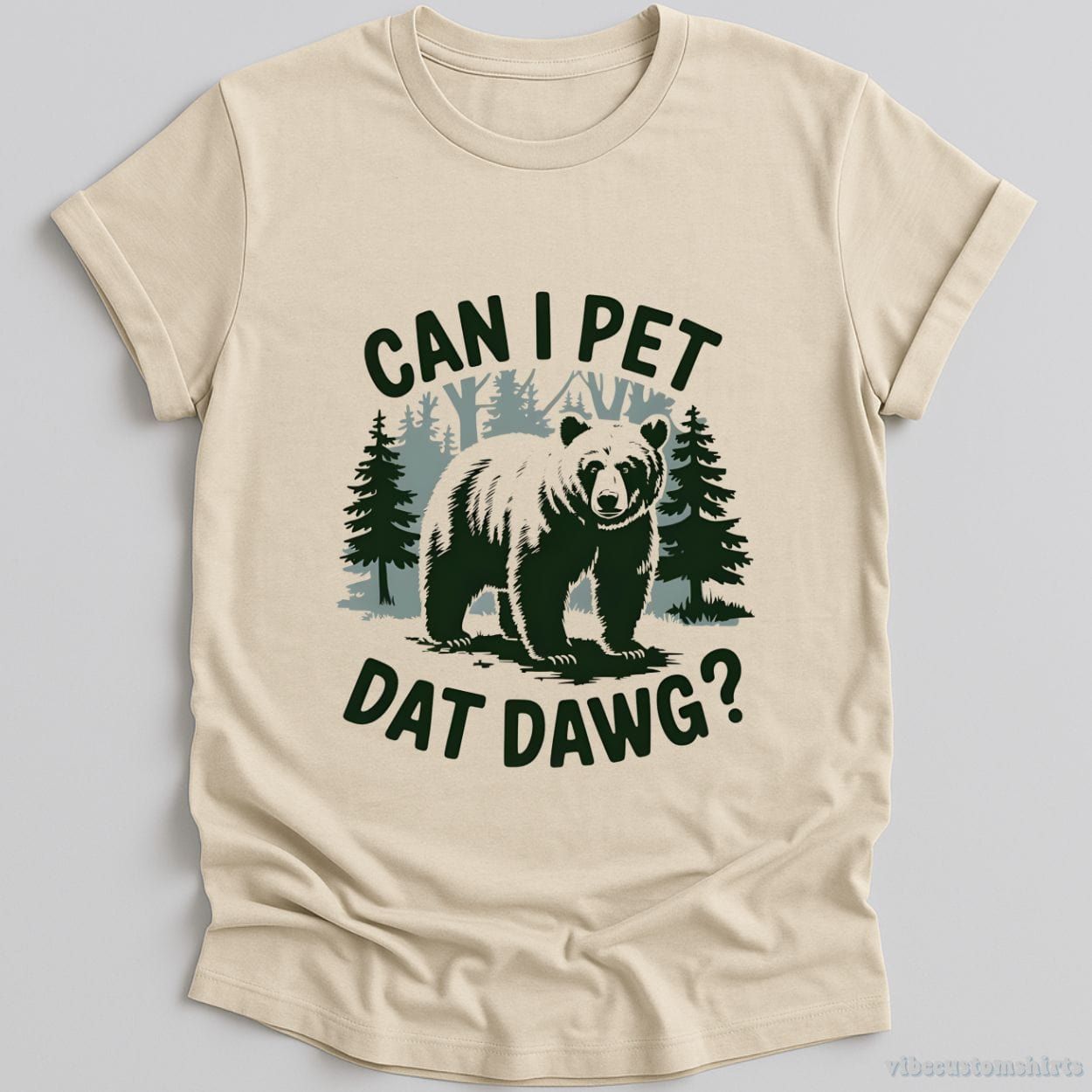 Can I Pet Dat Dawg Bear Meme Shirt product image 2