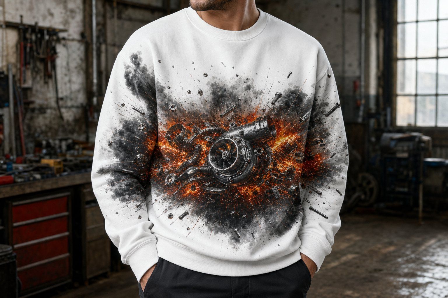 Mechanic Turbo Blast Sweatshirt product image 2