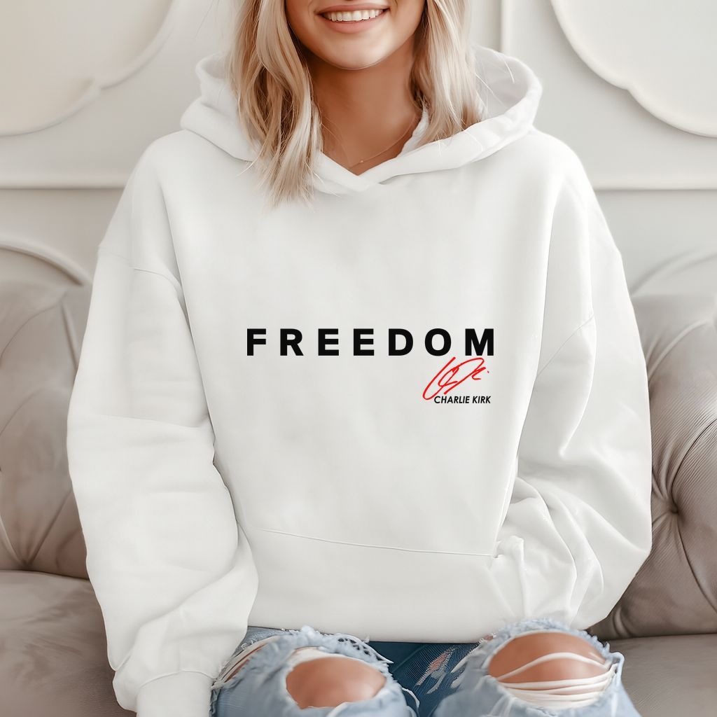 Freedom Charlie Kirk Hoodie product image 2