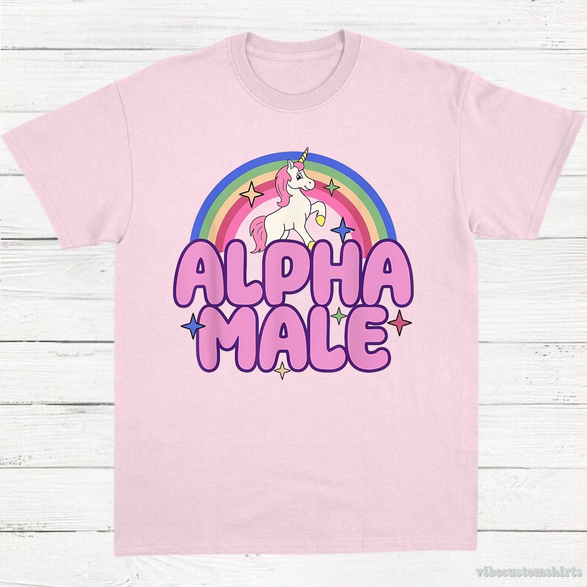 Alpha Male Funny Unicorn Shirt product image 4