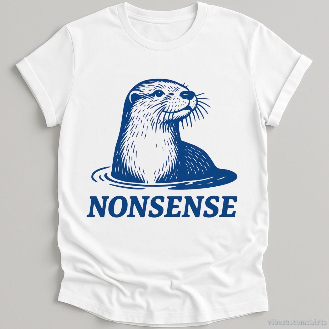 Otter Nonsense Funny Vintage Shirt product image 2