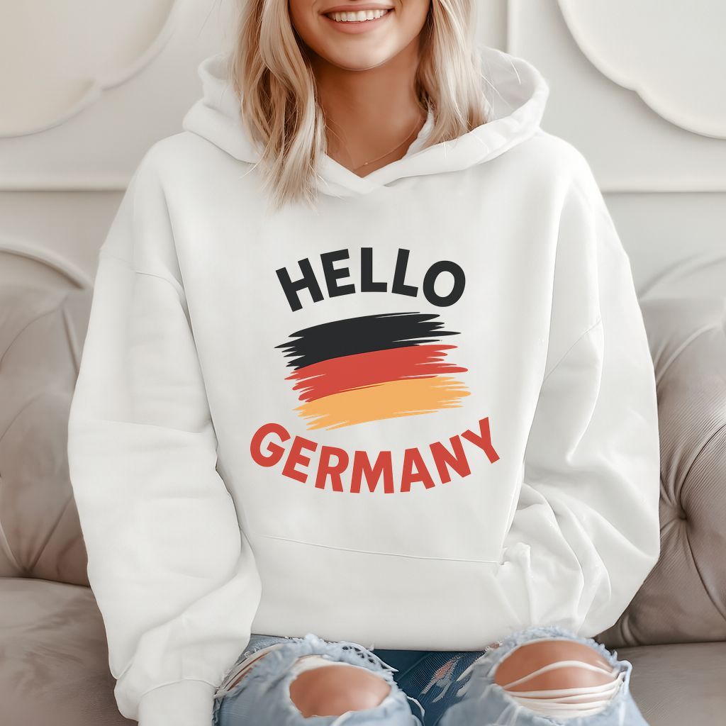Hello Germany - German Pride, Travel Souvenir, Gift Idea Hoodie product image 2