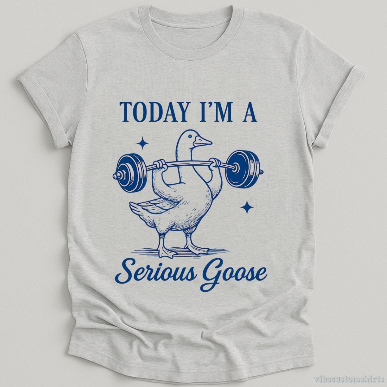 Today I'm A Serious Goose Funny Gym Shirt product image 5