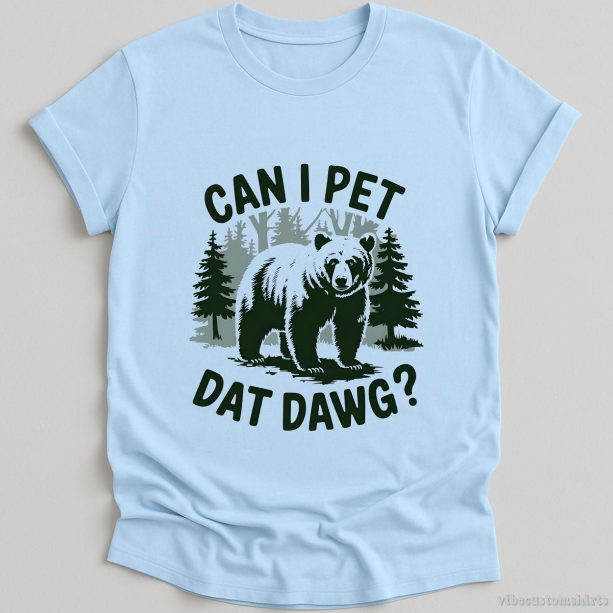 Can I Pet Dat Dawg Bear Meme Shirt product image 5