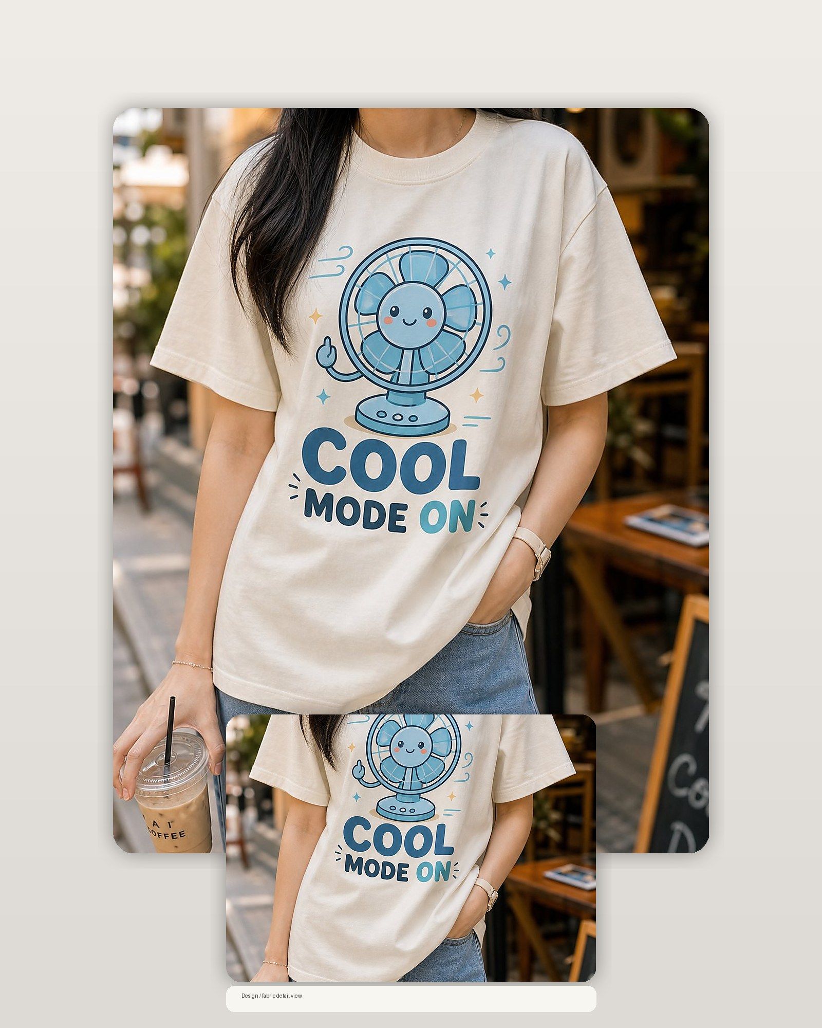 Cool Mode On Fan Graphic T-Shirt product image 2