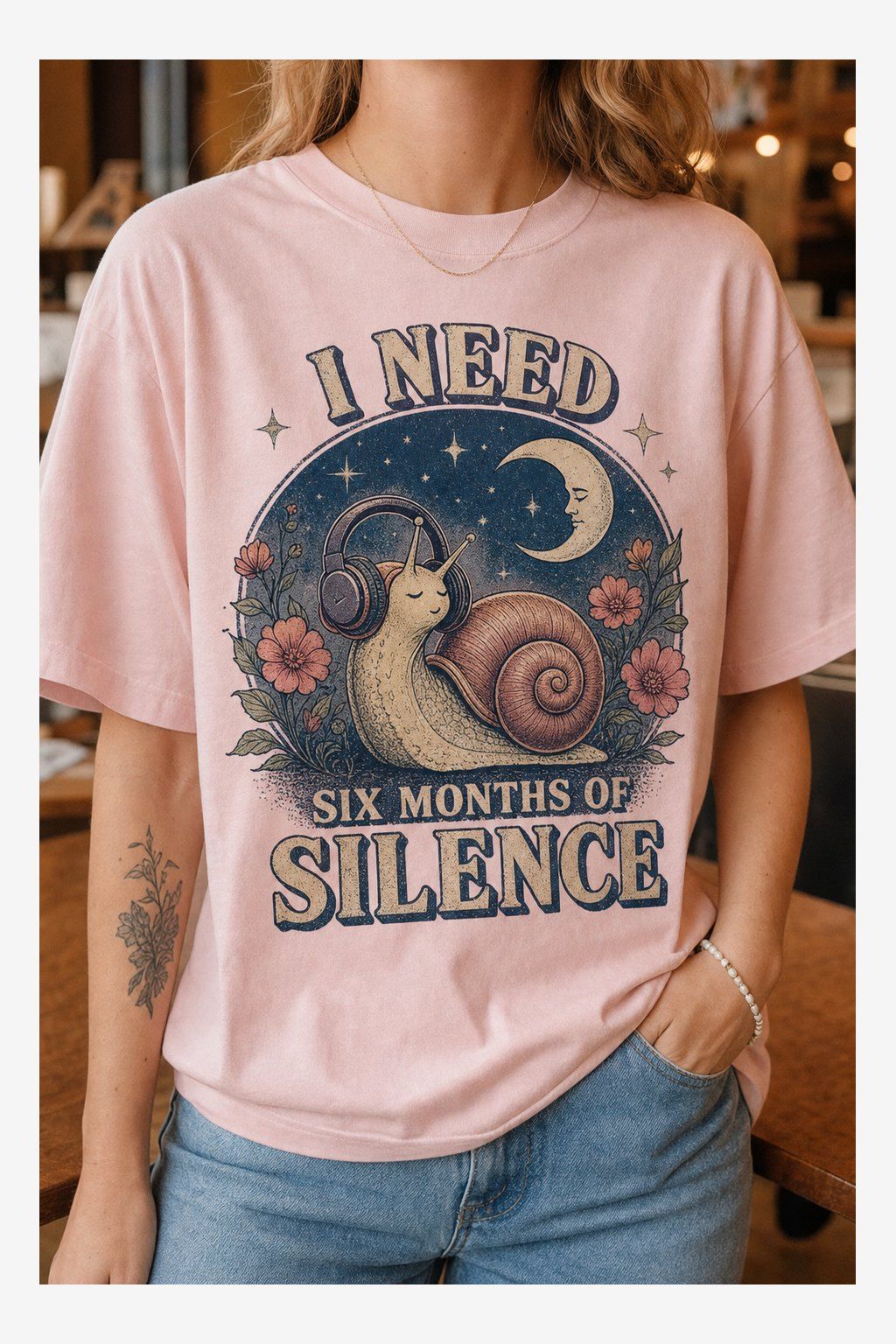 I Need Six Months of Silence T-Shirt product image 4