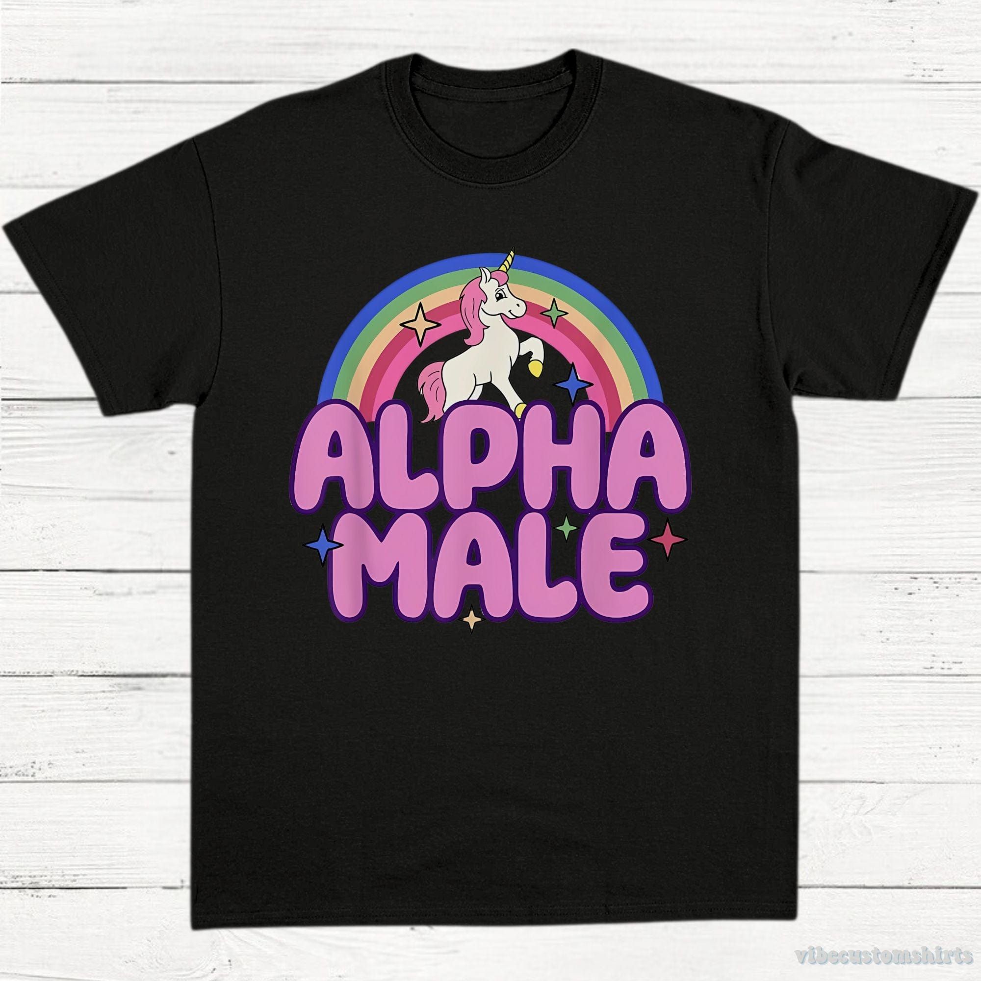 Alpha Male Funny Unicorn Shirt product image 5