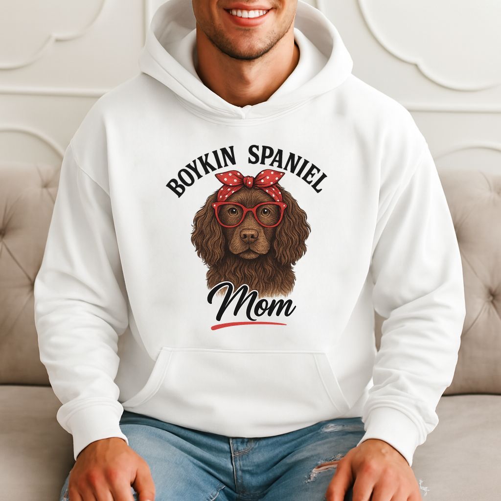 Boykin Spaniel Mom Funny Dog Lover Gift Hoodie product image 1