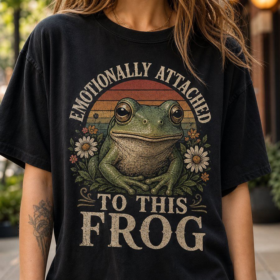 Emotionally Attached to This Frog T-Shirt product image 1