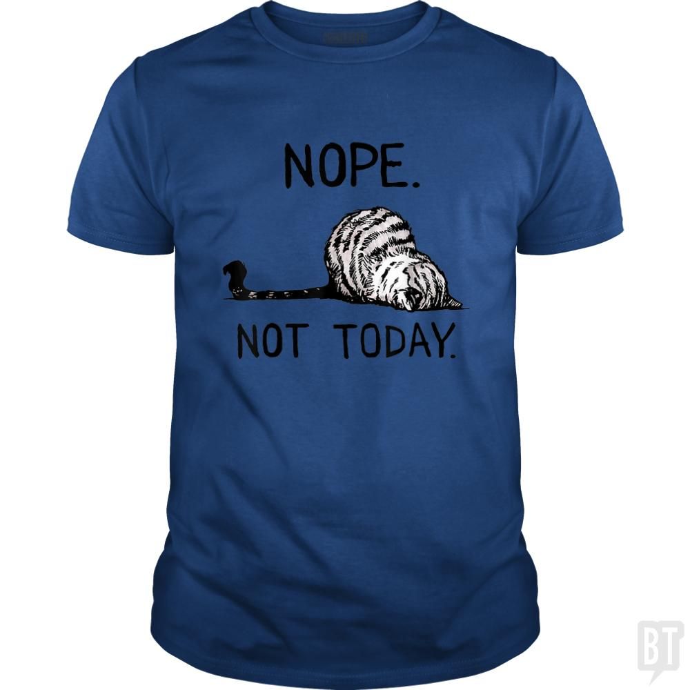 Nope Not Today Cat - tshirt product image 17