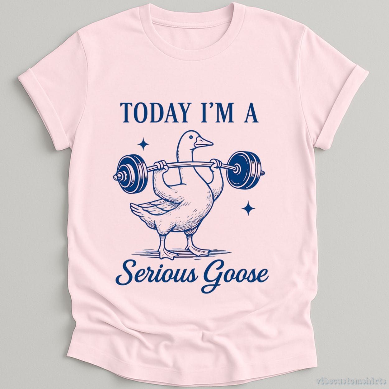 Today I'm A Serious Goose Funny Gym Shirt product image 4