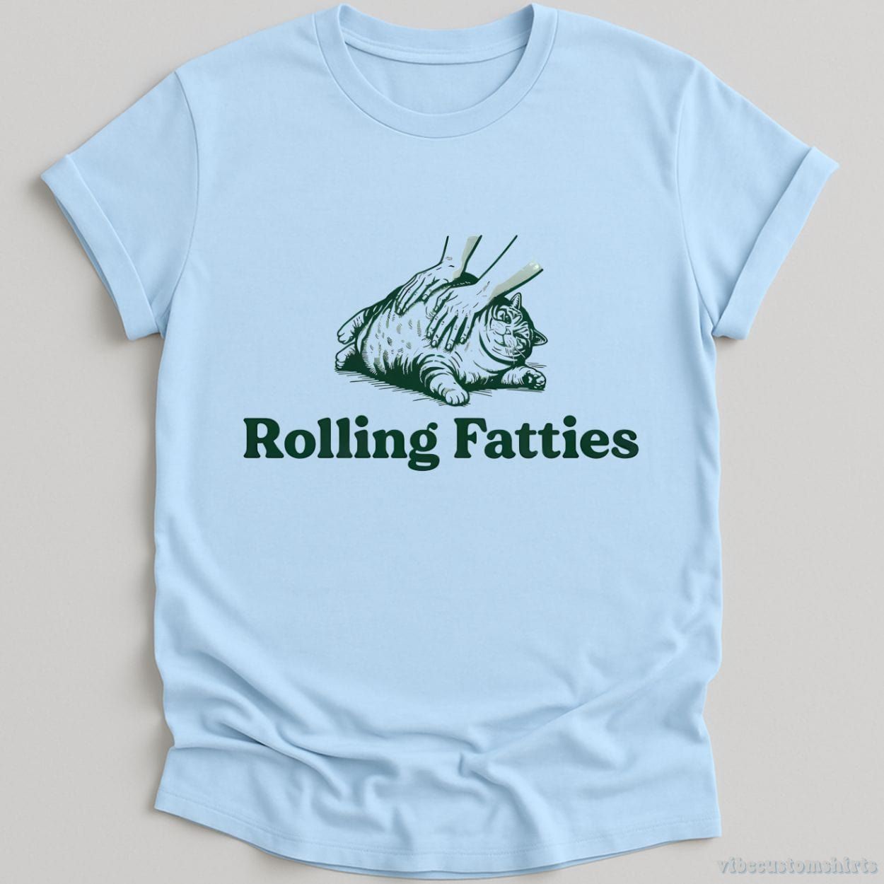 Funny Rolling Fatties Graphic T-Shirt product image 4