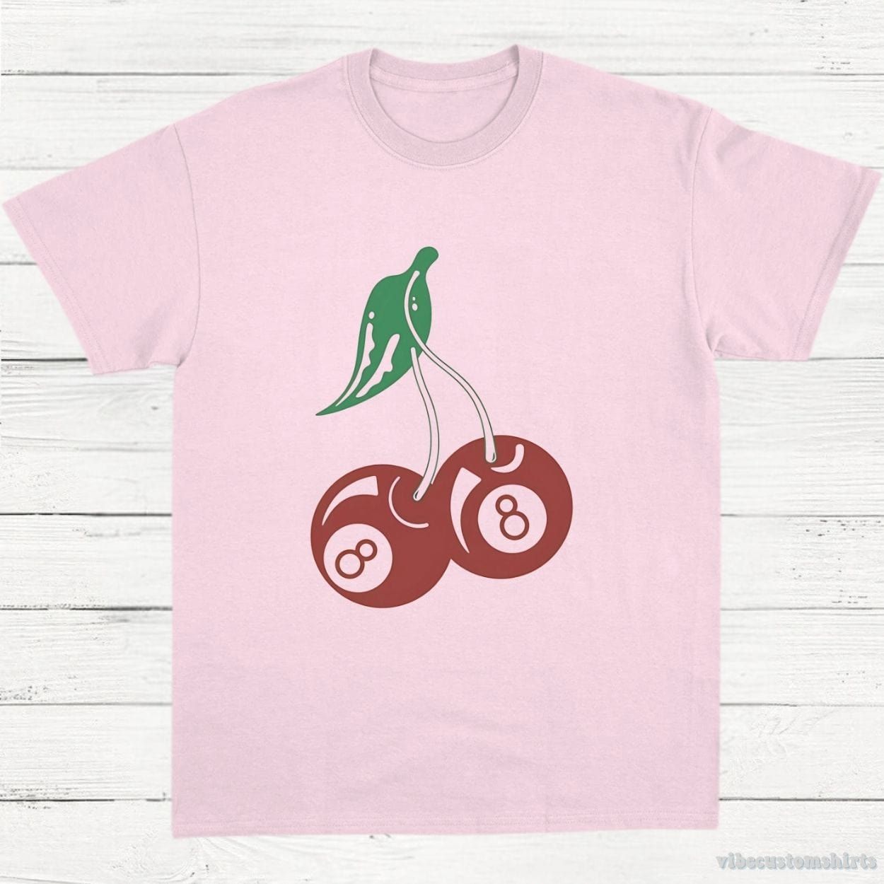 Vintage Cherry 8 Ball Retro Billard Lovers Shirt product image 5