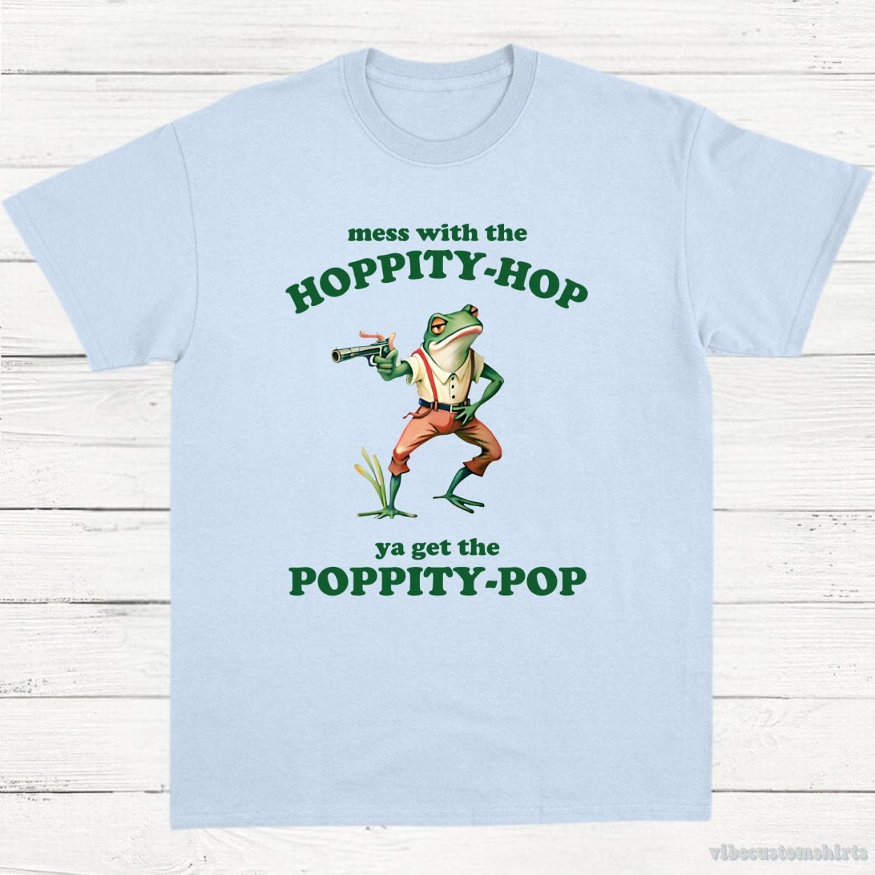 Mess With The Hoppity Hop Ya Get The Poppity Pop Frog Shirt product image 4