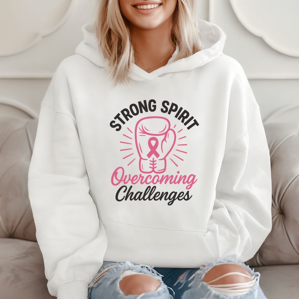 Strong Spirit Overcoming Challenges - Motivational Gift Boxing Hoodie product image 2