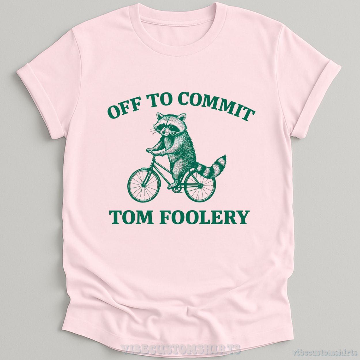 Off To Commit Tom Foolery Raccoon T-Shirt product image 4