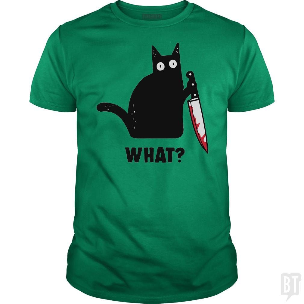 What? Funny Cat Graphic T-Shirt product image 53