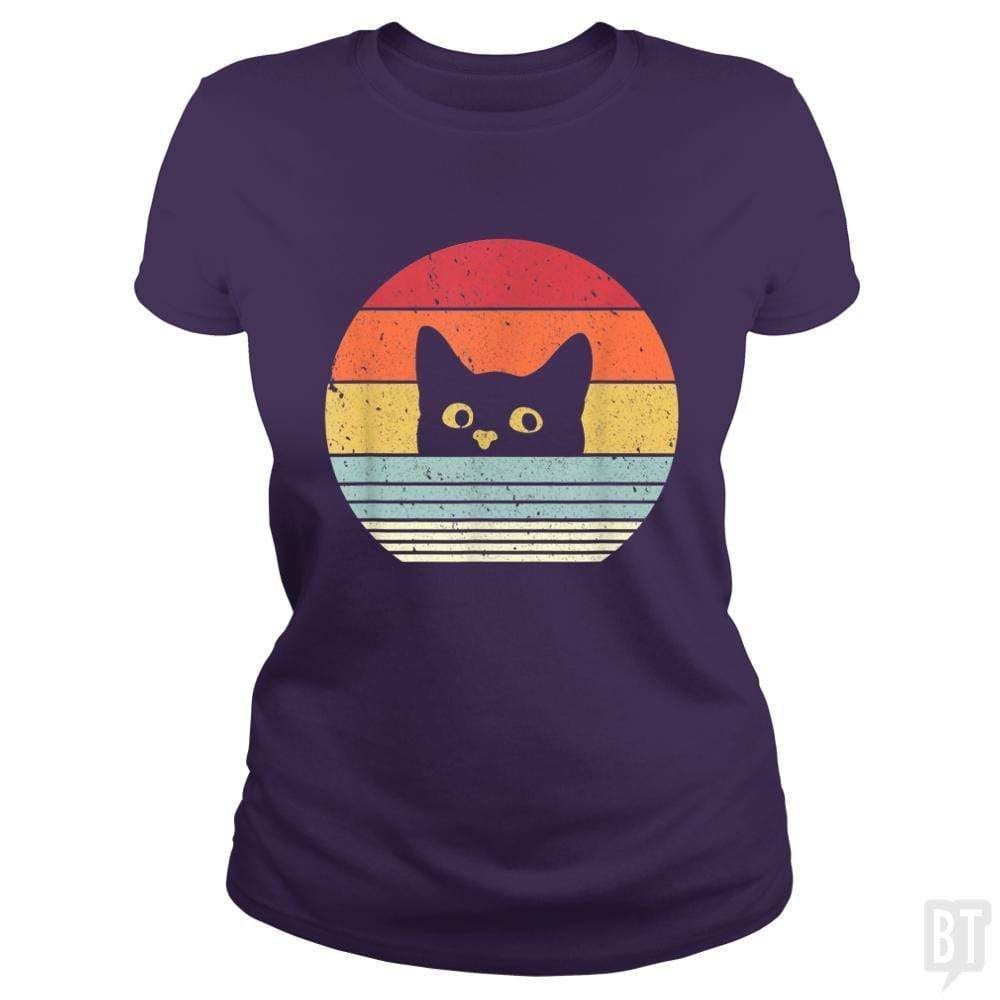 Cat Retro Style - tshirt product image 8