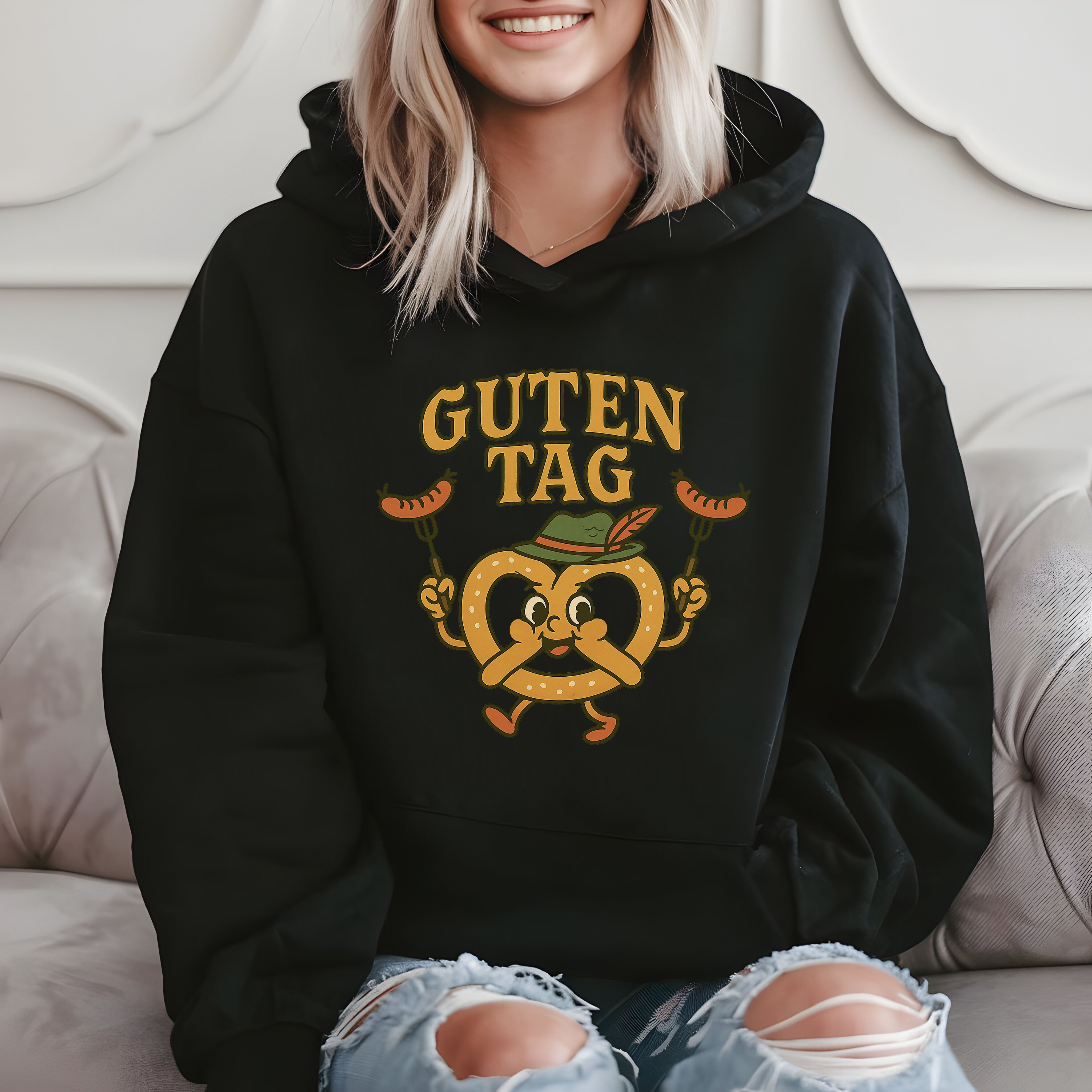 Guten Tag Funny Oktoberfest Gift German Party Hoodie product image 2