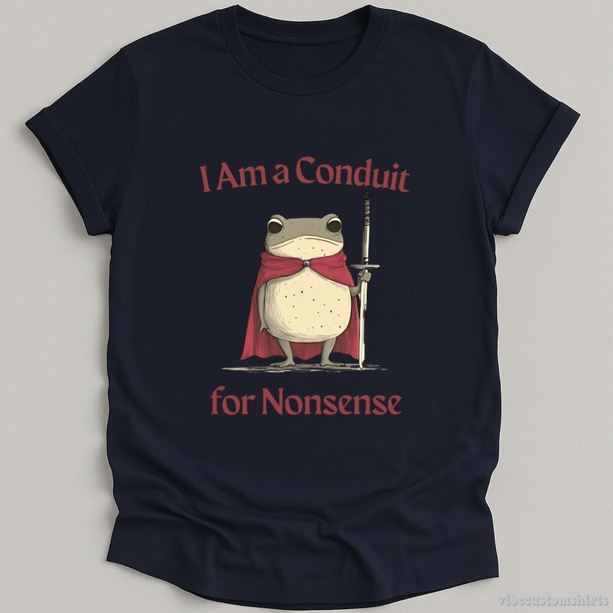 I Am a Conduit for Nonsense Vintage Silly Frog Shirt product image 7