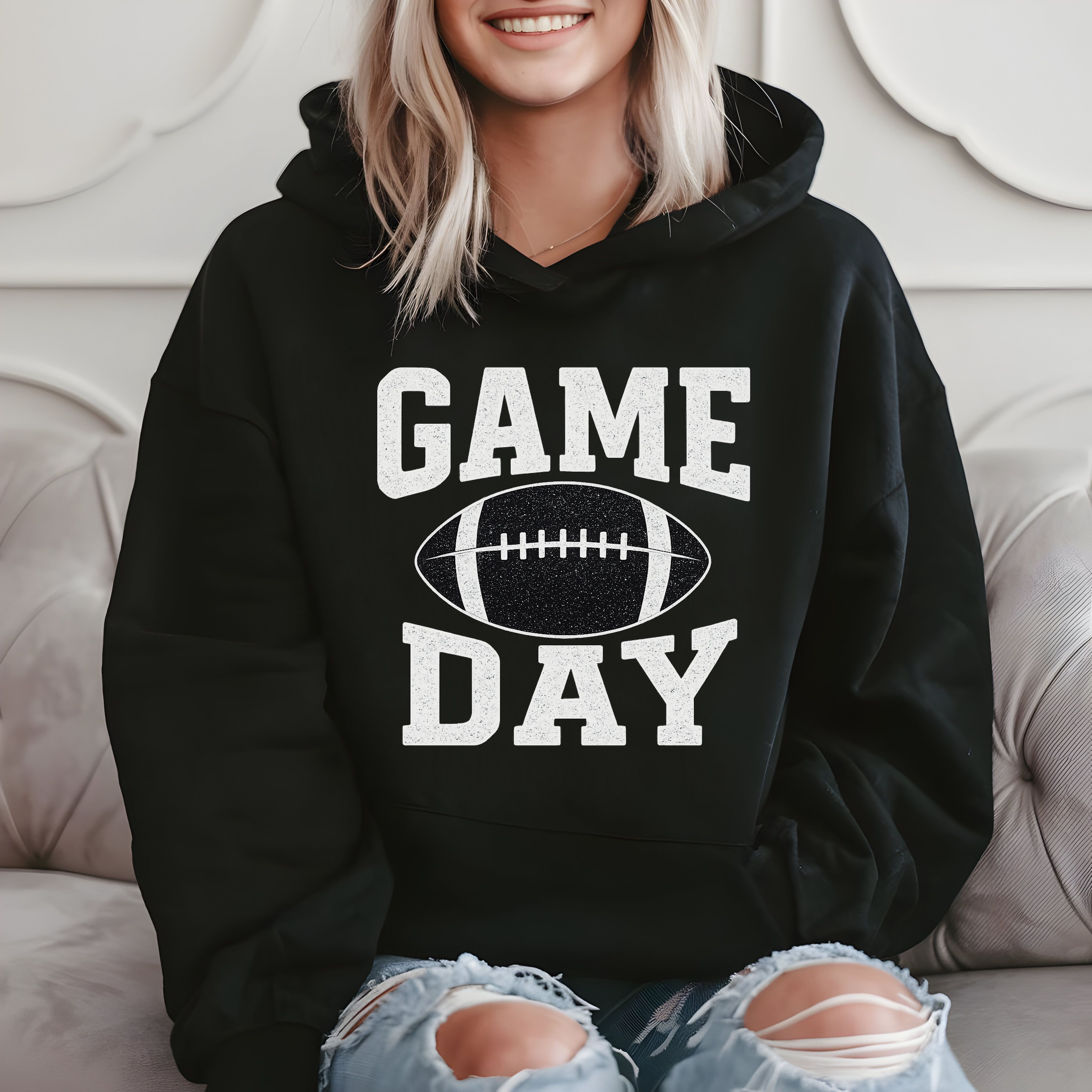 Game Day Funny Football Fan Hoodie product image 2
