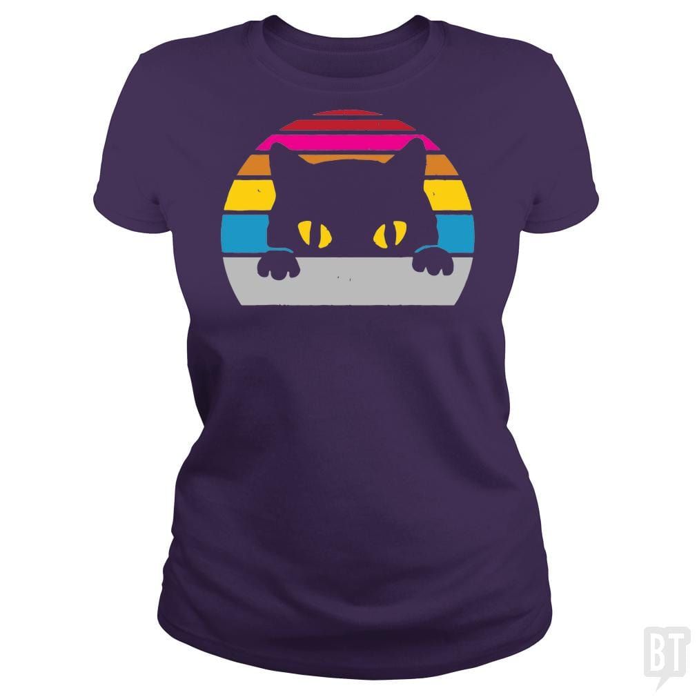 Vintage Black Cat Lover - tshirt product image 9