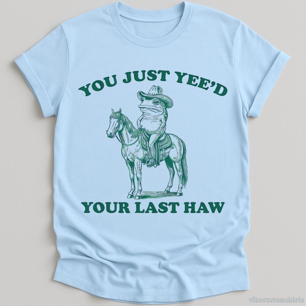 You Just Yeed Your Last Haw Cowboy Frog Shirt product image 3