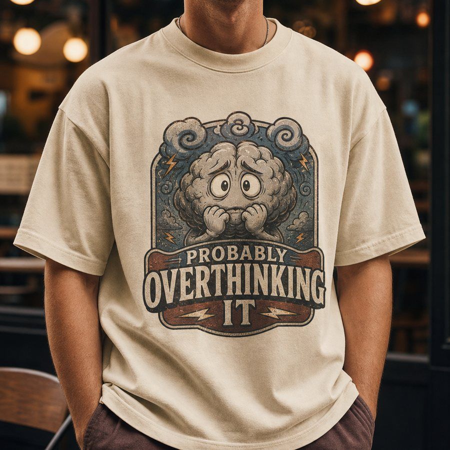 Probably Overthinking It Graphic T-Shirt product image 1