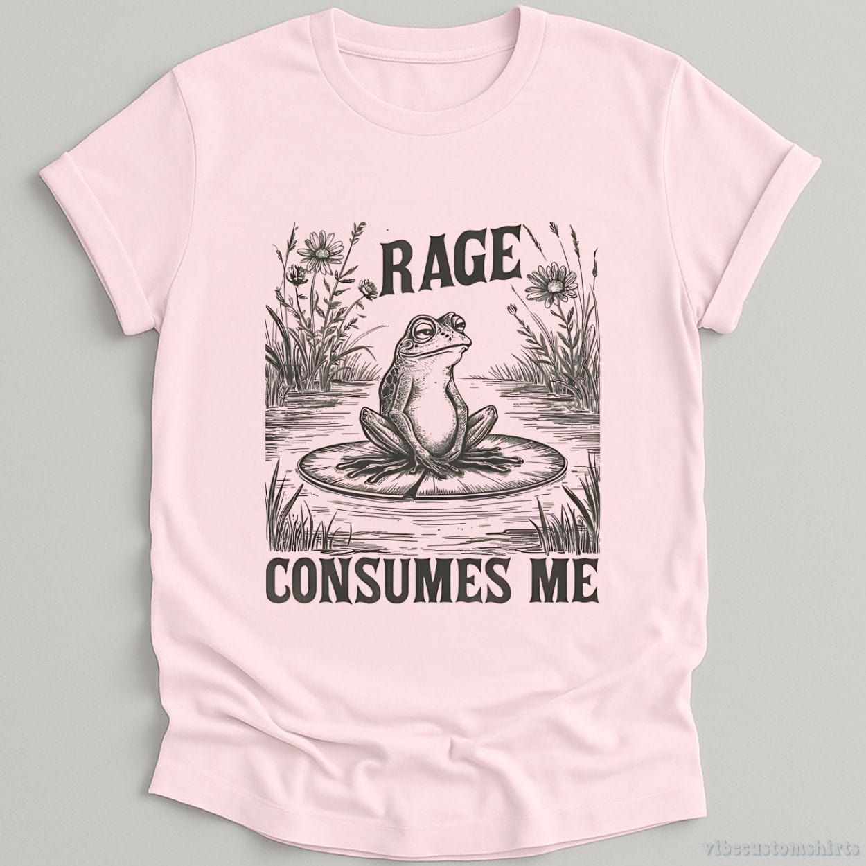 Rage Consumes Me Vintage Frog Shirt product image 5