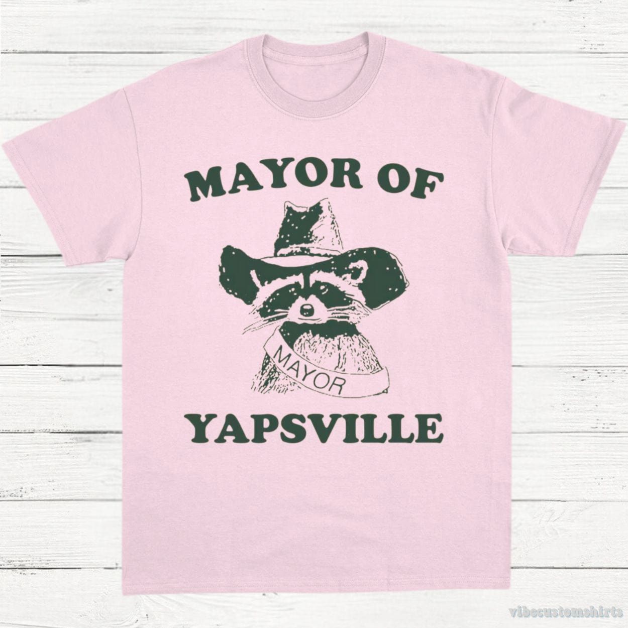 Mayor Of Yapsville Raccoon Shirt product image 5