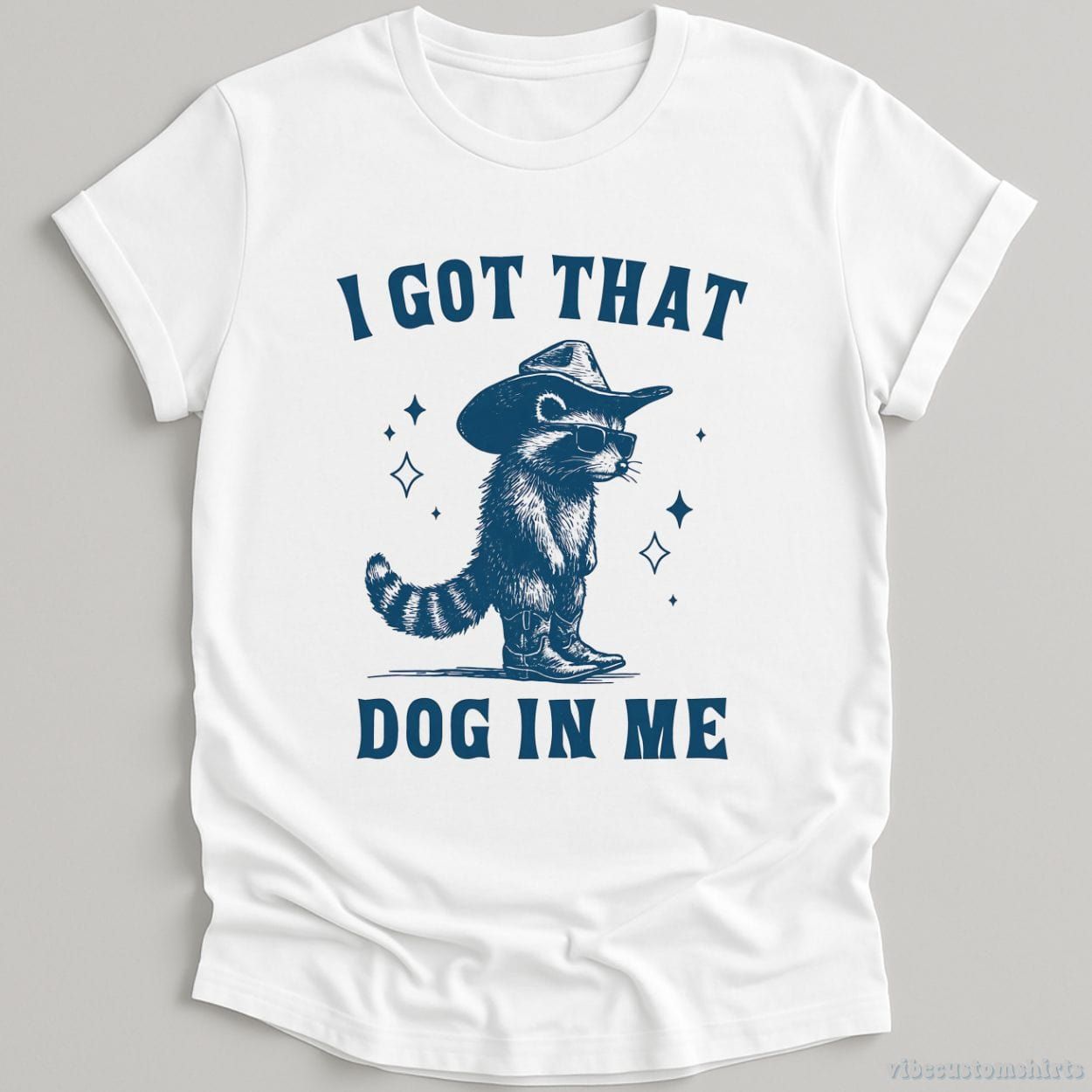 I Got That Dog in Me Cowboy Raccoon Shirt product image 3