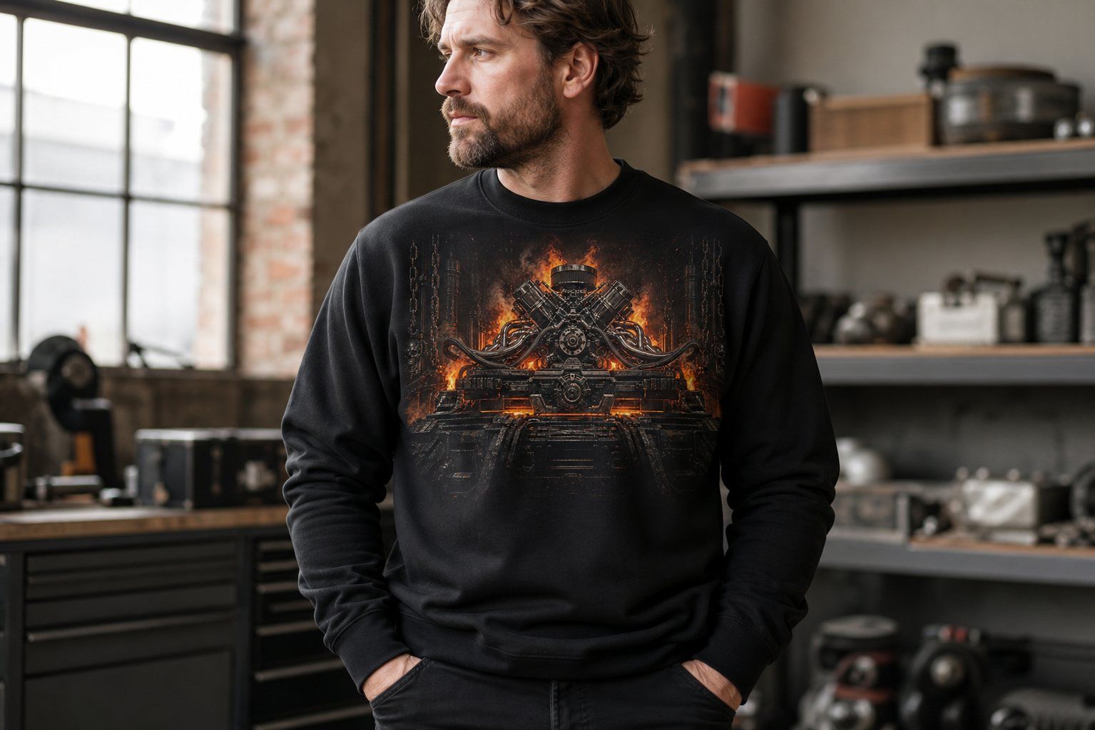 Mechanic V8 Altar Sweatshirt product image 1