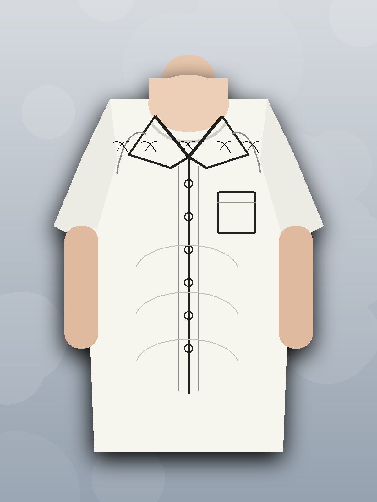 Fake Button-Up Shirt Tee product image 1