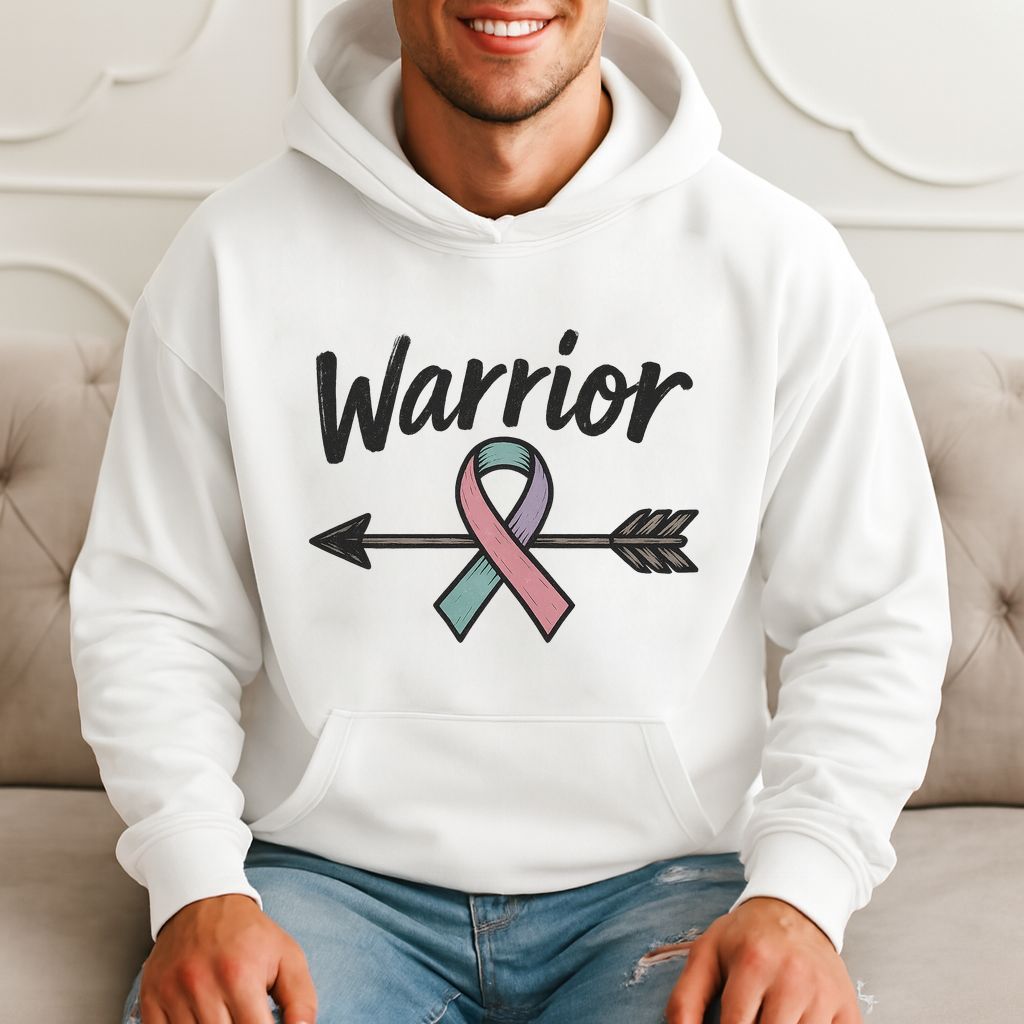 Warrior Cancer Awareness Gift, Survivor Support Hoodie product image 3