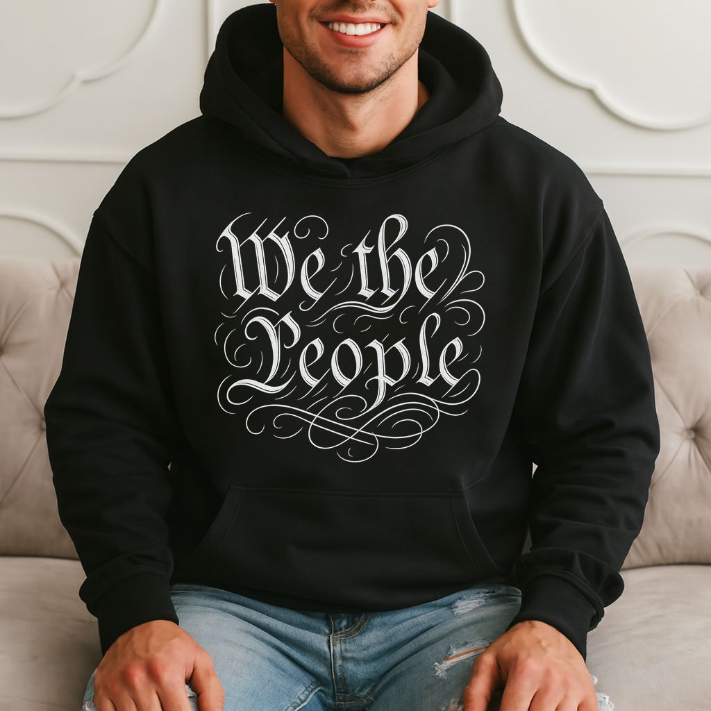 We The People Patriotic Statement Hoodie product image 3