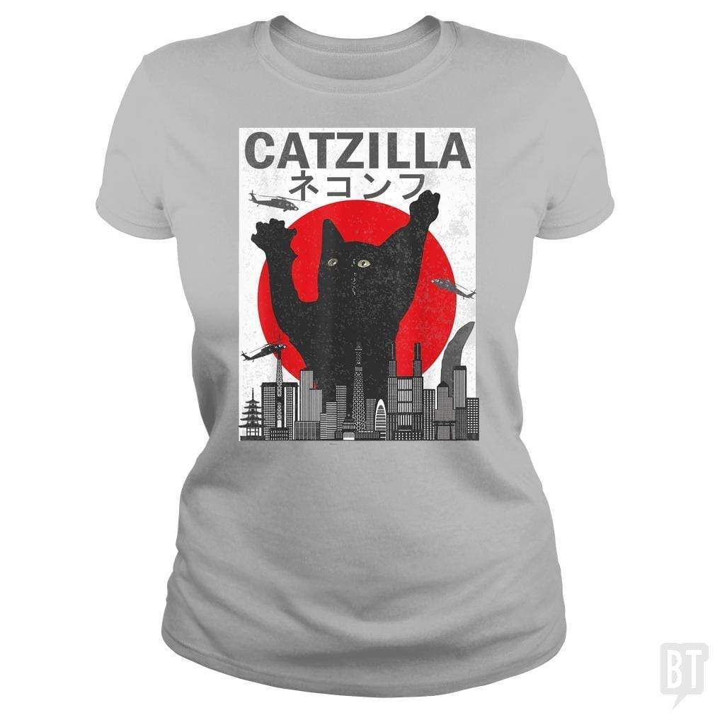 Catzilla Japanese Sunset - tshirt product image 8