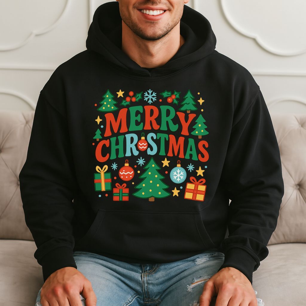 Merry Christmas Cute Holiday Gift Hoodie product image 3