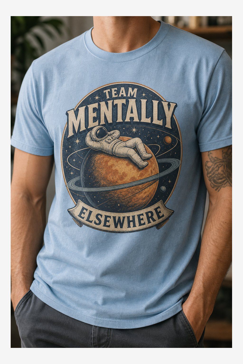 Team Mentally Elsewhere Graphic T-Shirt product image 3