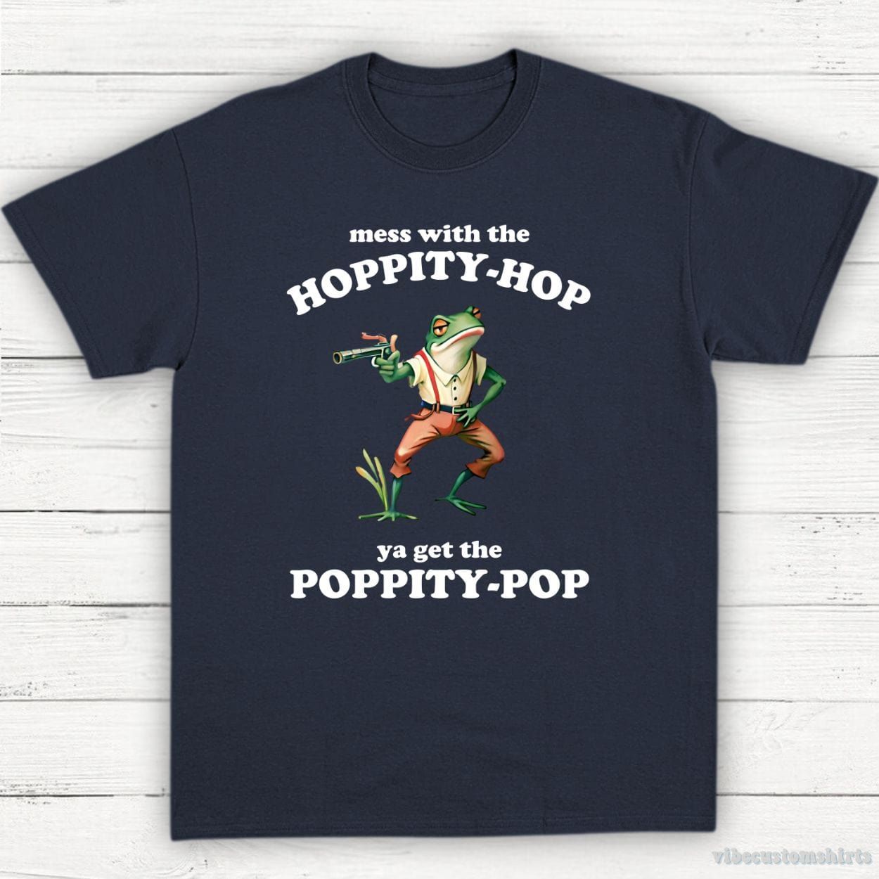 Mess With The Hoppity Hop Ya Get The Poppity Pop Frog Shirt product image 7