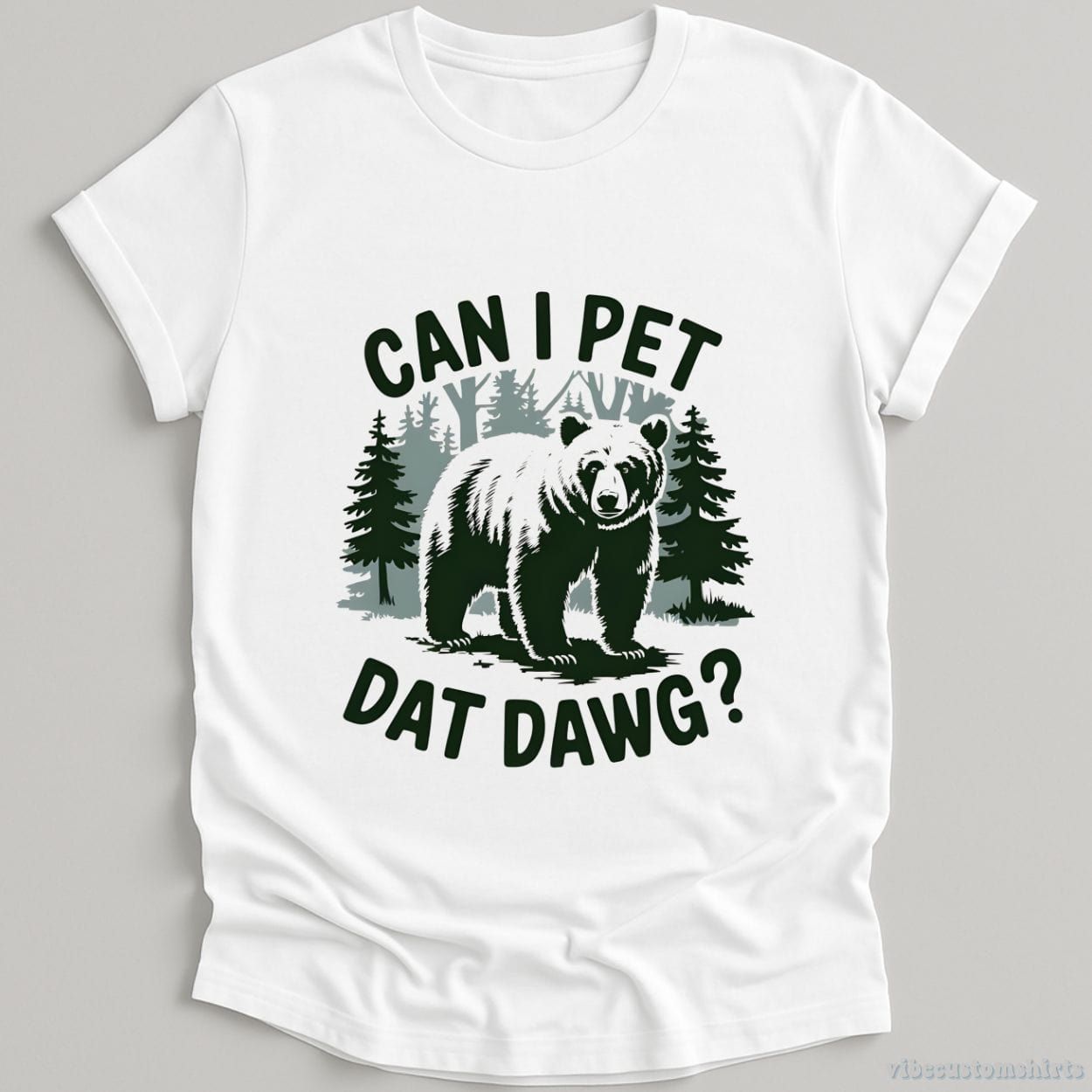 Can I Pet Dat Dawg Bear Meme Shirt product image 4