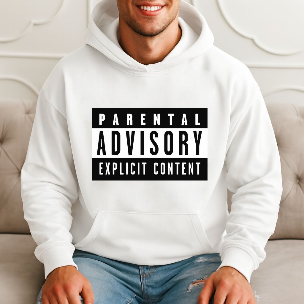 Parental Advisory Explicit Content Funny Meme Hoodie product image 3