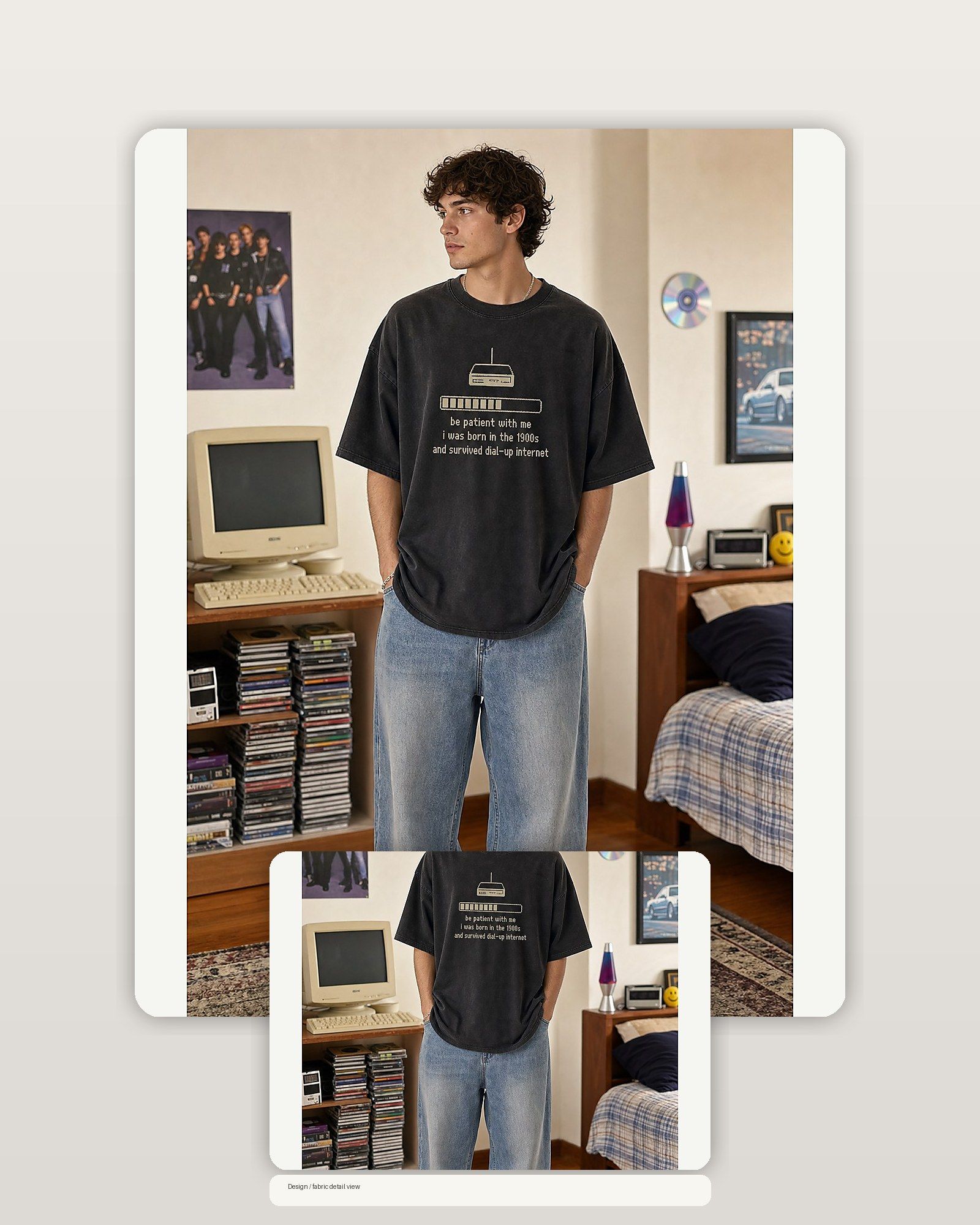 Survived Dial-Up Internet Tee product image 2