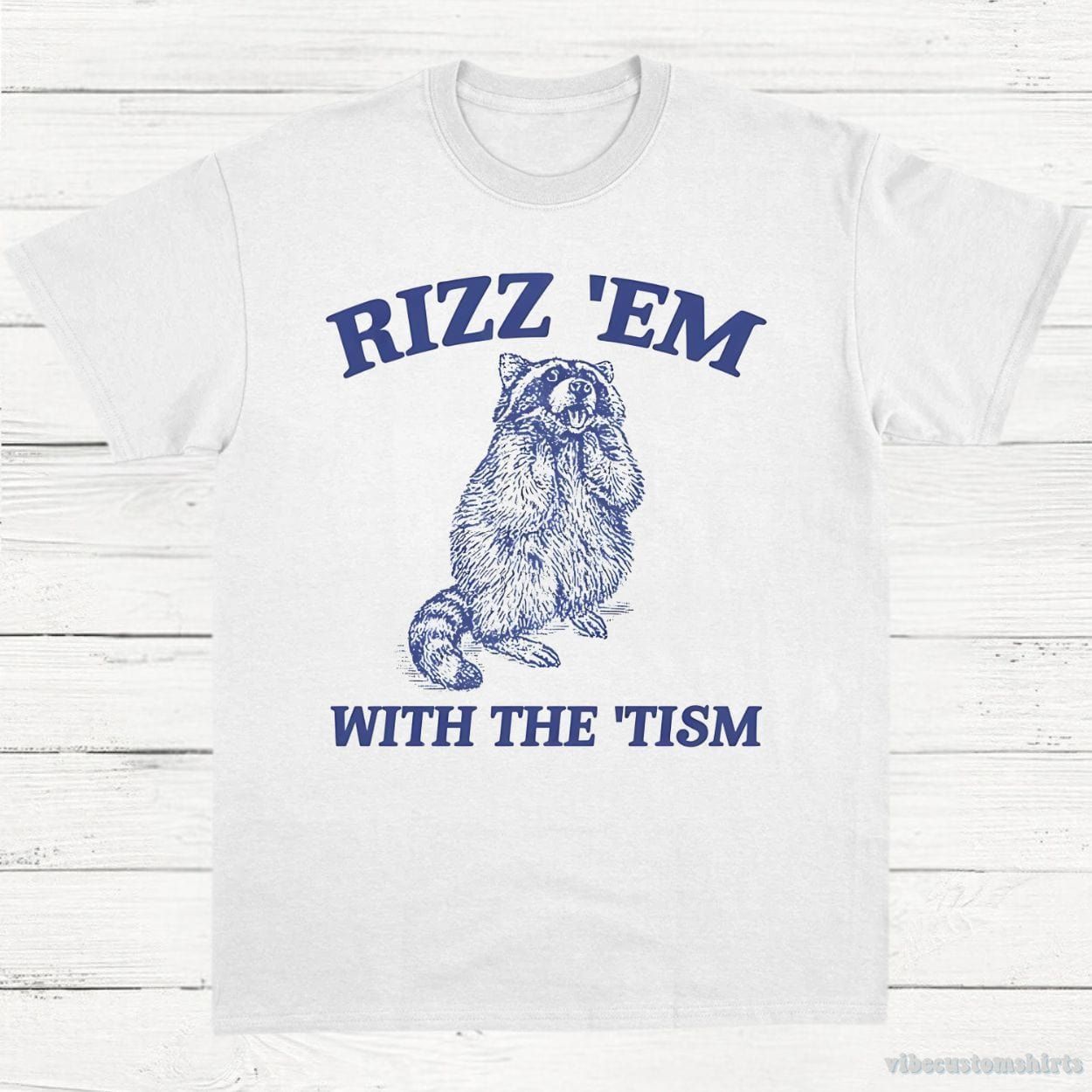 Rizz Em With The Tism Retro Shirt product image 3