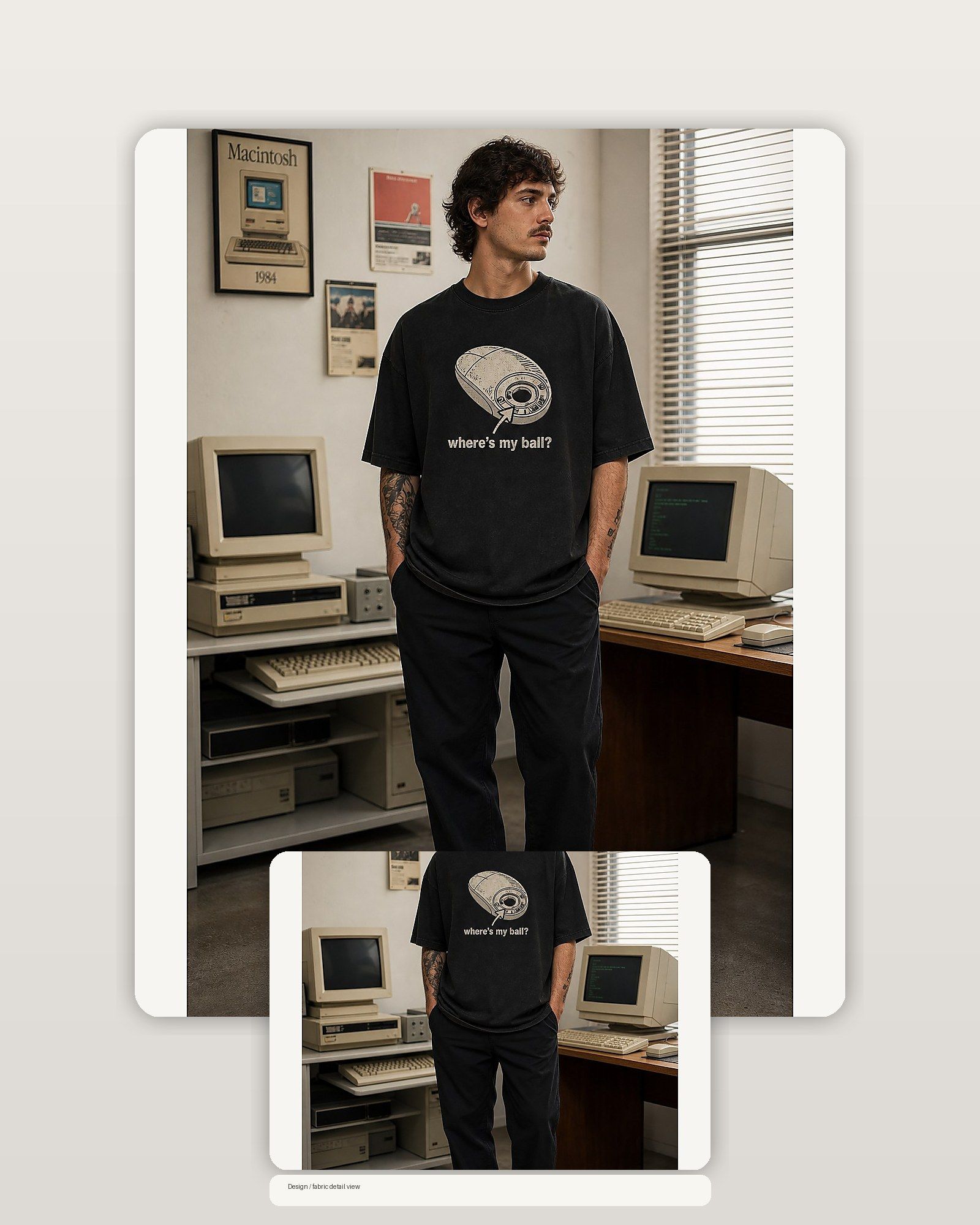 Where’s My Ball? Retro Mouse Tee product image 2