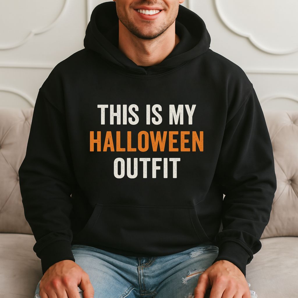 This Is My Halloween Outfit Funny Halloween Costume, Spooky Party Hoodie product image 1