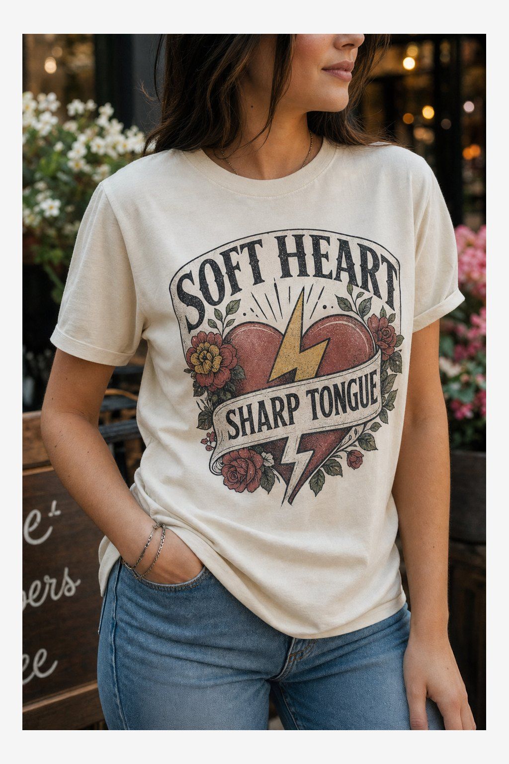 Soft Heart, Sharp Tongue T-Shirt product image 1