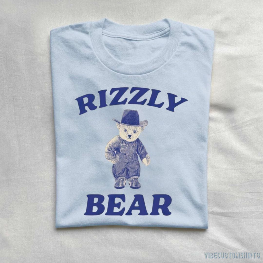 Rizzly Bear Funny Bear Meme T-Shirt product image 2